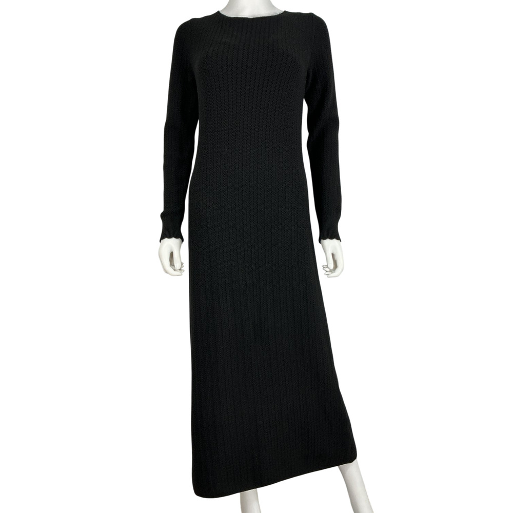 525 Ribbed Black Scarlett Dress Size S - Picture 2 of 4